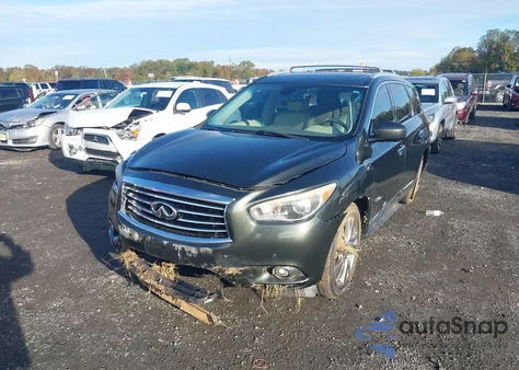 2013 Infiniti Jx35 z USA, uszkodzony, nr VIN 5N1AL0MM2DC332644